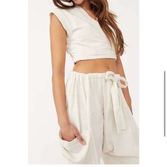 Free People Pants - Free People Island Matching Lounge Set “Tea” Size:  SMALL/PETITE